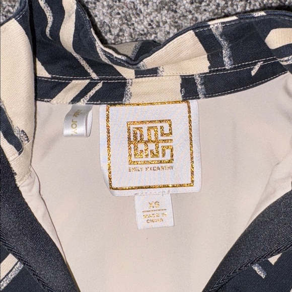 Emily McCarthy Toni Dress in Navy/Cream - Picture 3 of 5